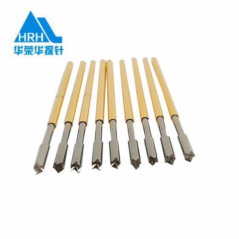 G1353-Q探針、四爪頭探針、1.36mm測試針、總長36.5mm、彈簧針圖片、測試針圖片、頂針圖片、探針圖片