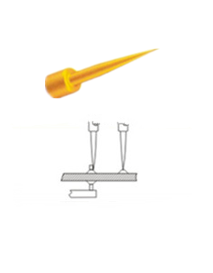 探針頭型、測試探針探針頭、探針頭部形狀、頂針頭