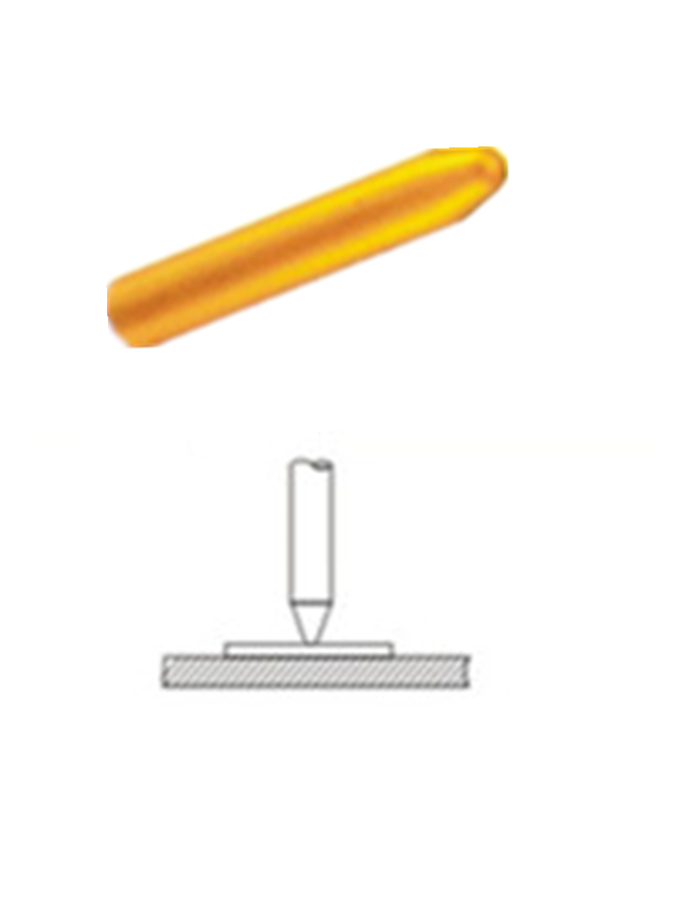 探針頭型、測試探針探針頭、探針頭部形狀、頂針頭